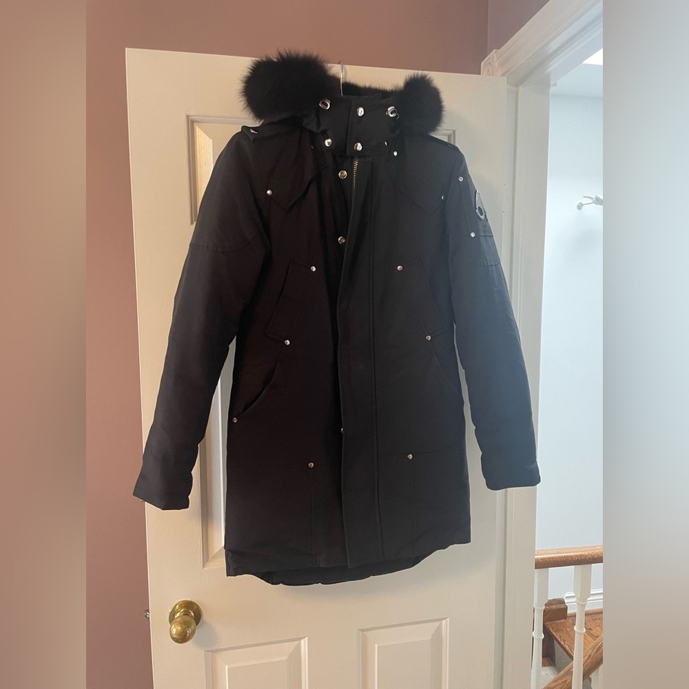 Black Moose Knuckles Parka